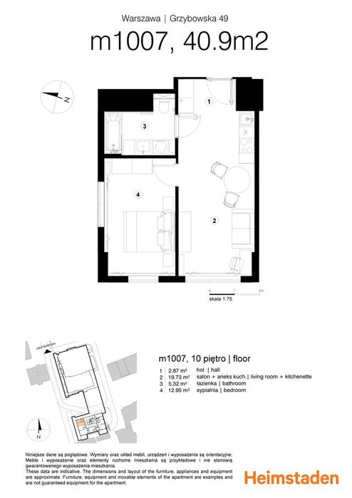 Apartament 2-pokoje|10 piętro WIDOK| wykończony| południe-zachód
