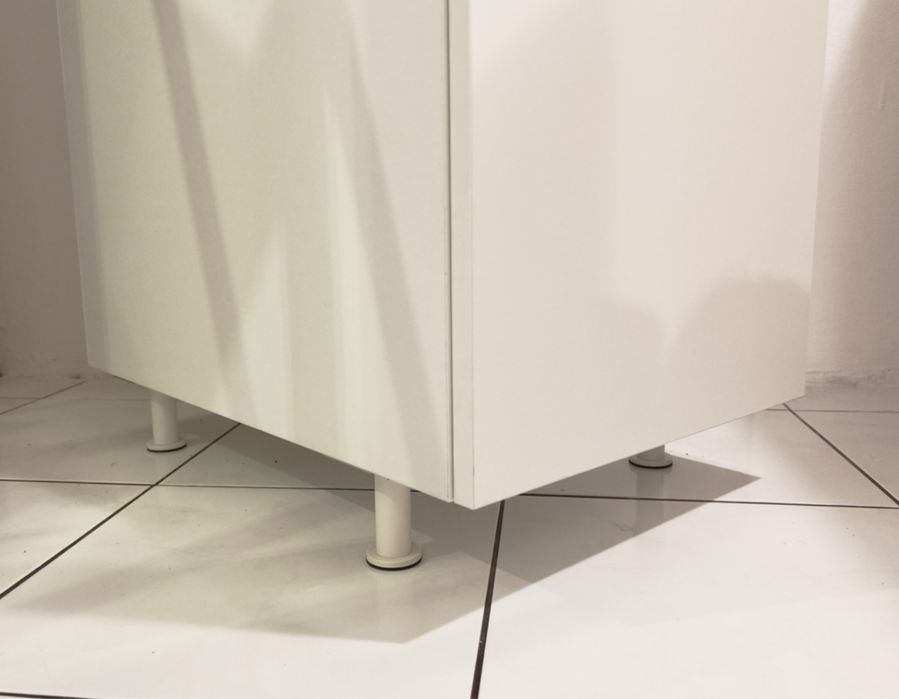 Szafka wysoka IKEA z półkami, biały, METOD 40x60x200 cm