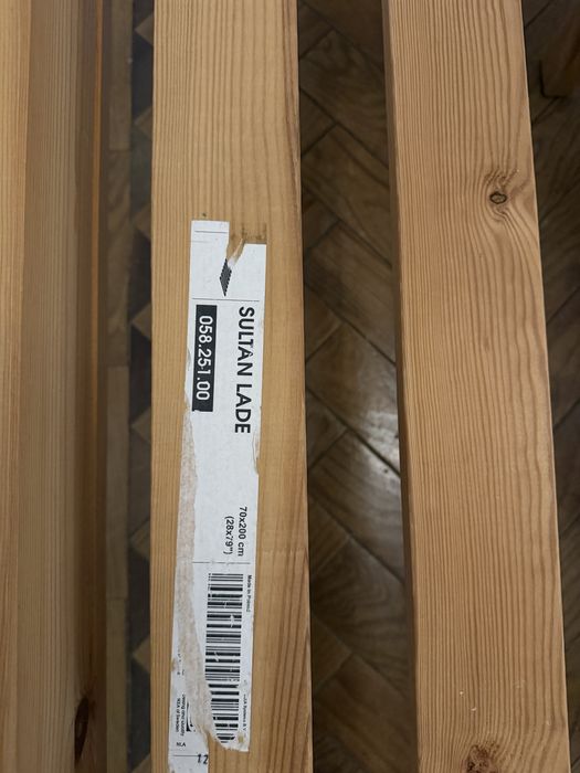 Cama de madeira Ikea Sultan Lade usada
