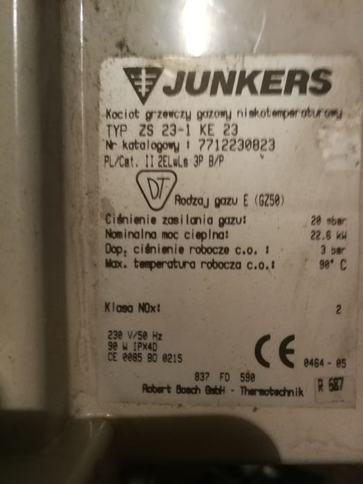 Nagrzewnica / Wymiennik ciepła Junkers Euroline ZS 23-1 KE 23 – Sprawny!