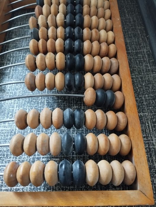 Счёты деревянные  массажёр для ног  спины СССР