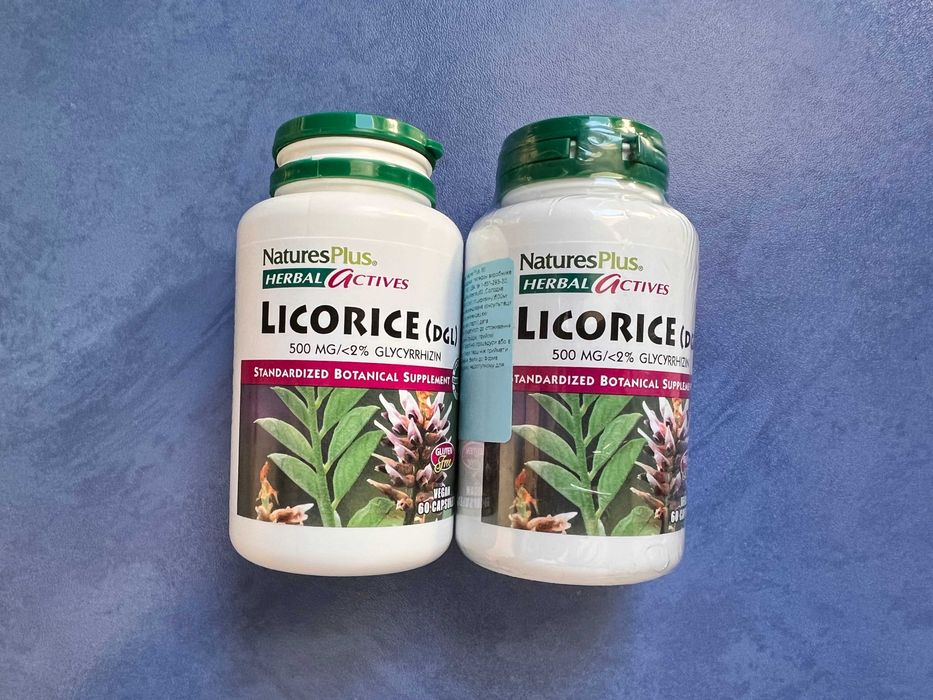 Natures Plus Licorice DGL корень солодки лакрица бад добавка