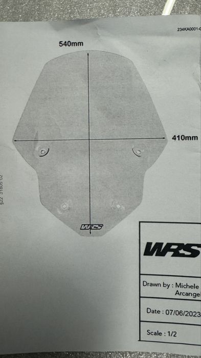 Para Brisas WRS TR003 Transparente