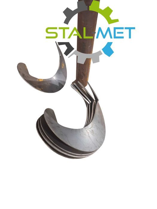 Pióra wstęgi zwoje ślimaka wały ślimakowe Gięcie piór do przenośnika