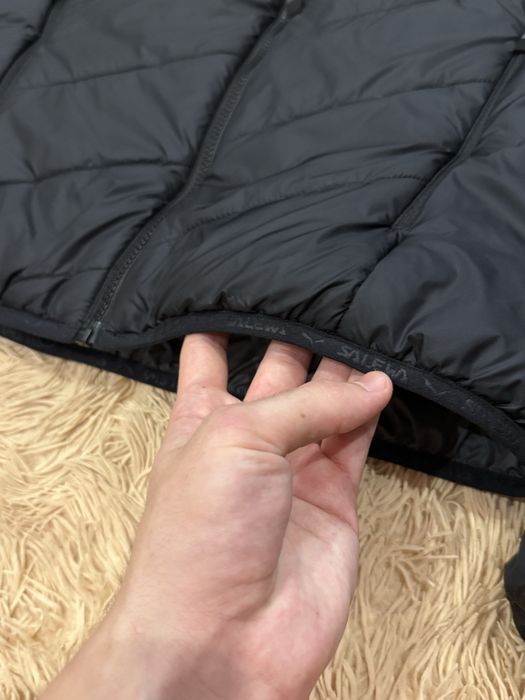 Чёрная куртка подклад пуховик salewa салева оригинал s