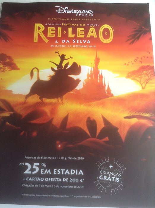 Cartaz Rei Leão novo