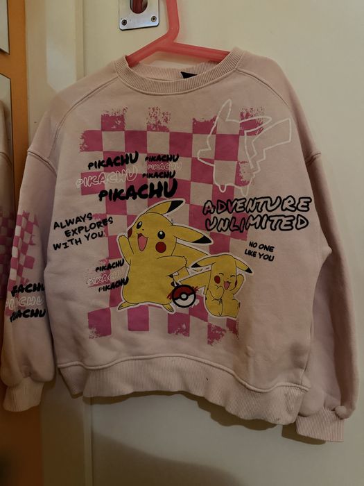 camisola crianca zara pokemon