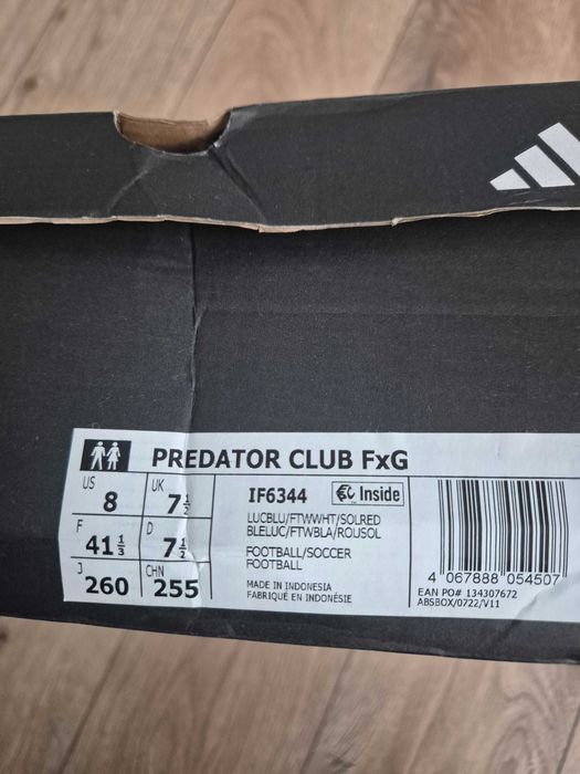 Korki Adidas Predator rozm 41 i 1/3