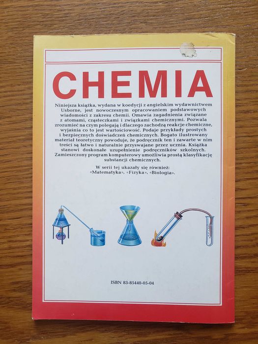 Chemia - Jane Chisholm i Mary Johnson. Wyd Penta 1992