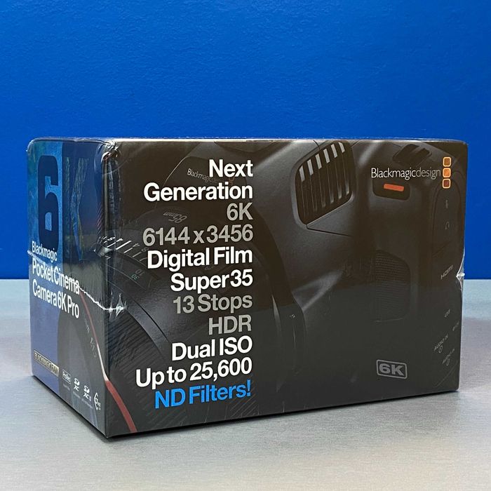 Blackmagic Pocket Cinema Camera 6K Pro | SELADA | 3 ANOS DE GARANTIA