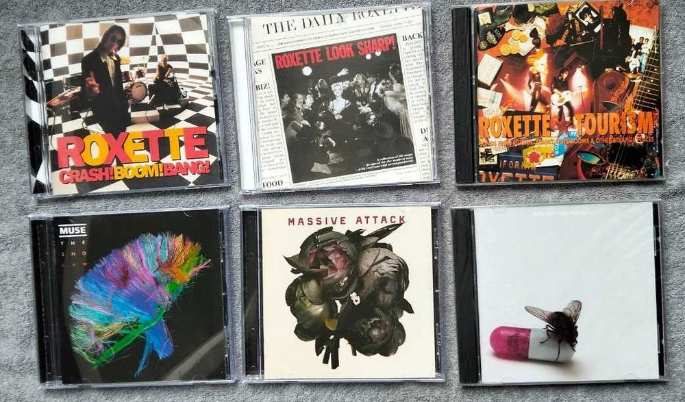 CD Muse Roxette Bon Jovi Red Hot Chili Peppers лицензия новые диски
