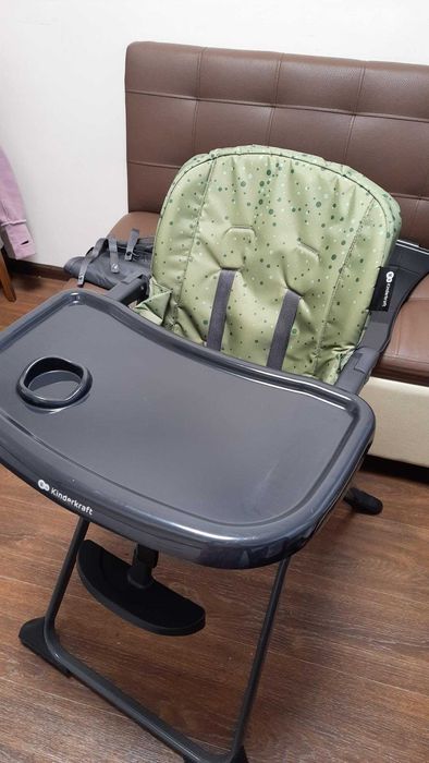 Стільчик для годування Kinderkraft Foldee Green