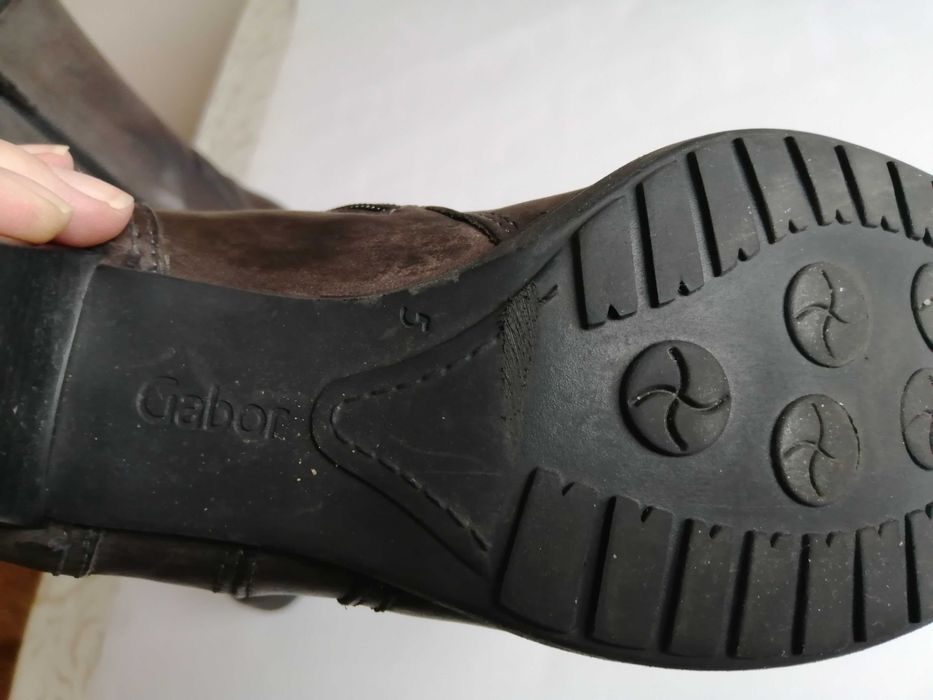 grafitowe botki Gabor, 38