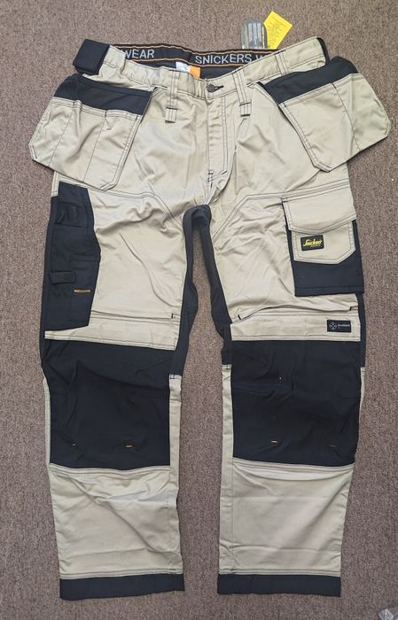 6251 Snickers AllroundW 56 Stretch letnie elastyczne spodnie robocze  serwis  BHP na  lato pas 100cm