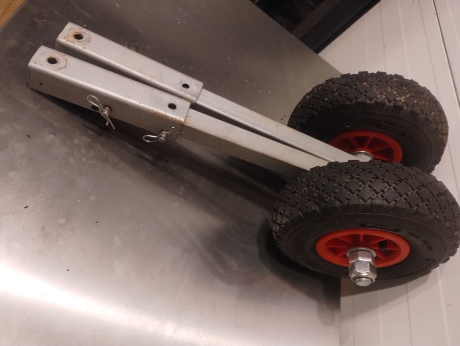 Kółka slipowe do łódki