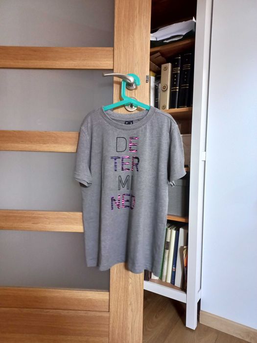 Szary t-shirt damskie 4F S