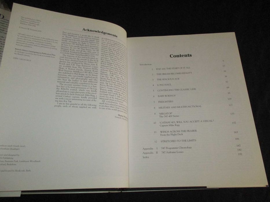 Livro Boeing 747 Martin W. Bowman Aviation Series
