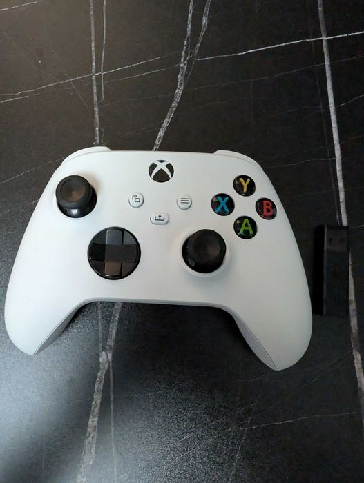 Kontroler Xbox Series z modyfikacją TMR | PAD | GAMEPAD | ONE | MOD X-BOX TMR-K Silver+ Adapter MICROSOFT Wireless USB Xbox One