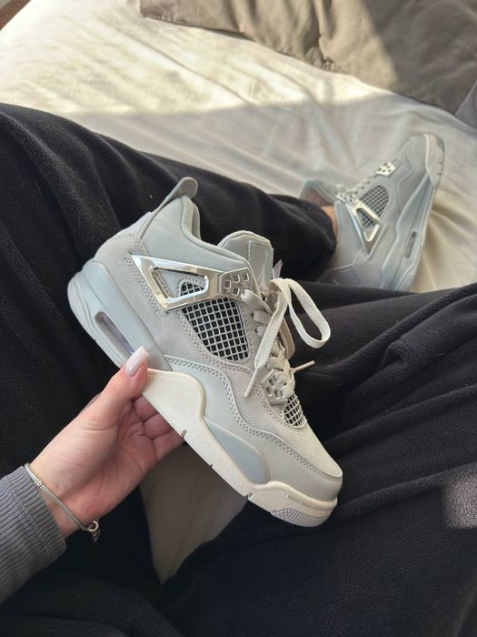 36-45 Nike Jordan 4 Grey Silver