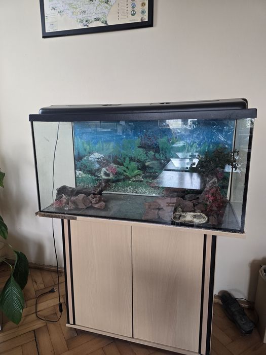 Akwarium 200l + szafka