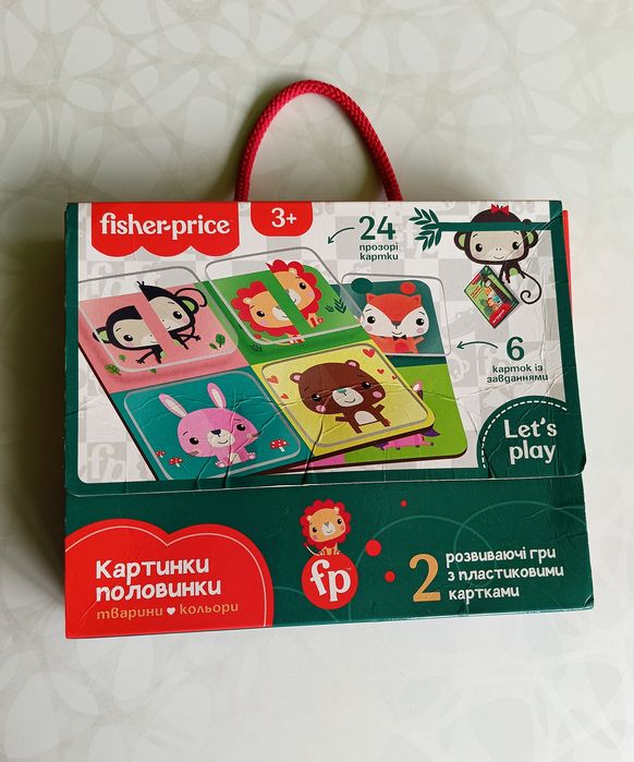 «Картинки-половинки» від бренду Vladi Toys за ліцензією Fisher-Price