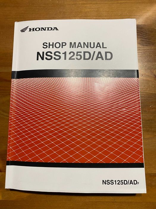 Honda NSS Forza 125 Shop Manual Instrukcja Serwisowa 62K40000