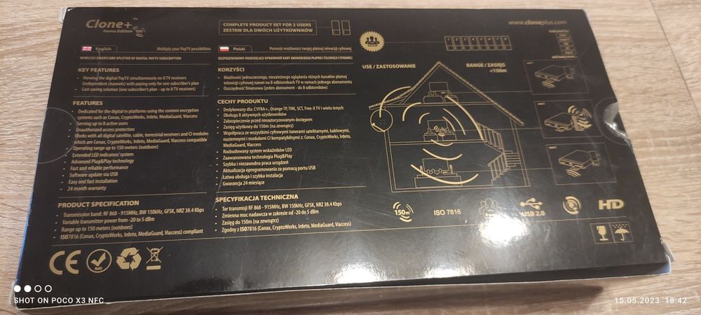 Splitter Clone + Home Edition 150 Multiroom kablówki