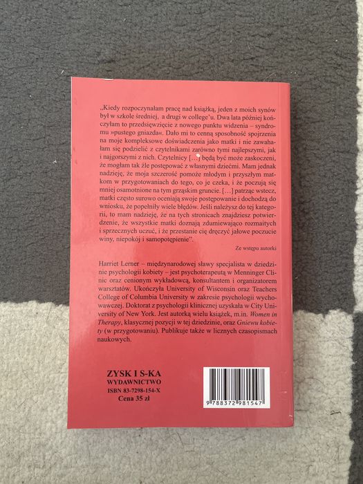 Książka - Harriet Lerner - Karuzela Macierzyństwa