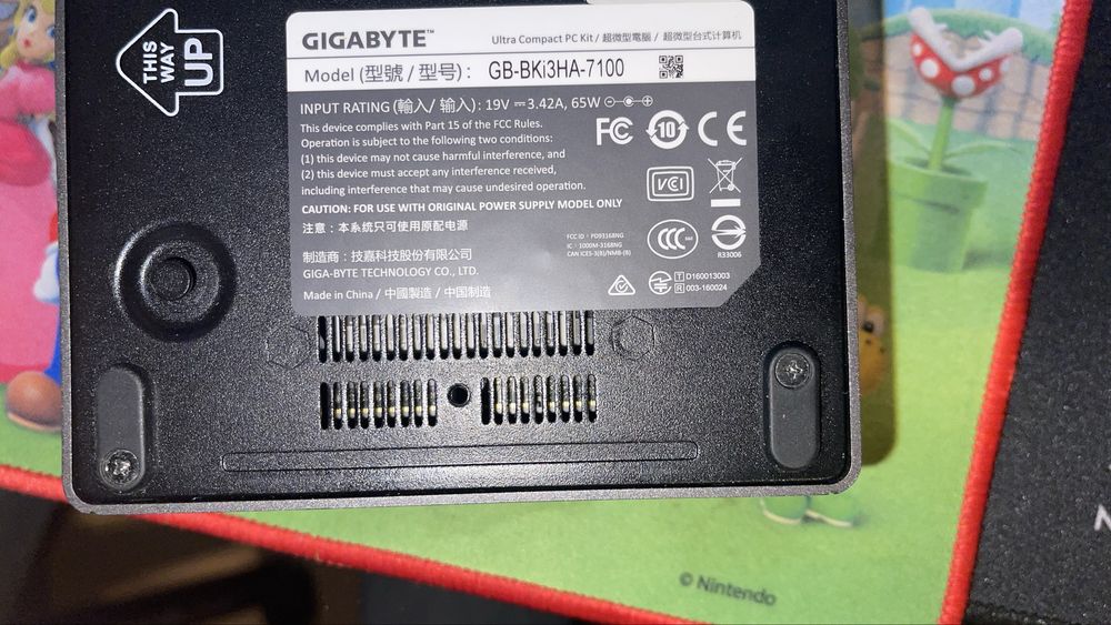 Komputer Gigabyte Brix i3-7100U 12GB RAM DDR4