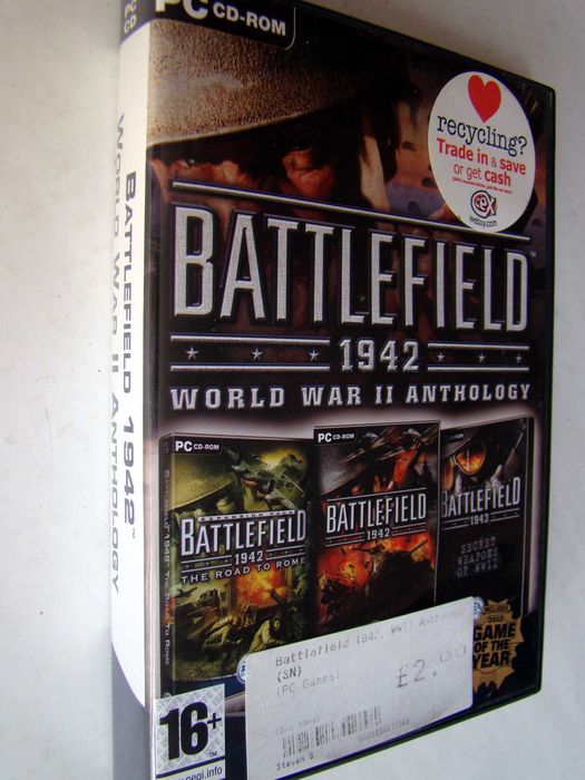 Battlefield 1942 World War II Anthology PC [eng.] [4]  Platforma sprzętowa komputer PC Typ gry • FPS (first-person shooter).