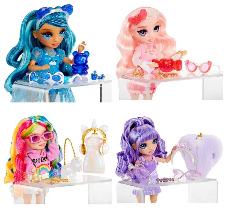 Ляльки Рейнбоу Хай Креативні кристали Rainbow High Creative Crystals