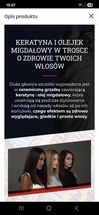 Szczotka prostujaca Remington