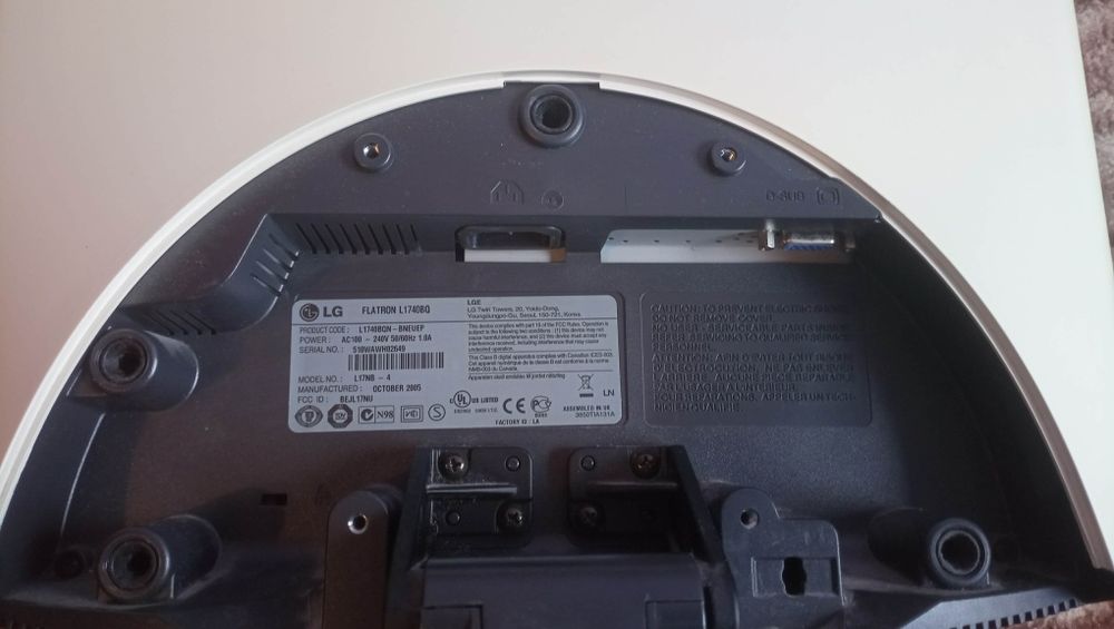 Monitor LG 17" 60HZ  2005 rok