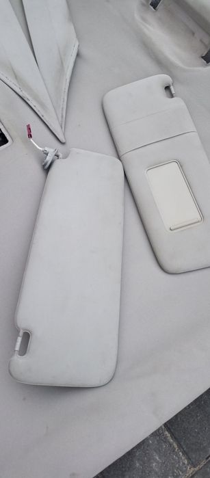 Перетяжка потолка, стоек, козырьков алькантарой. Покраска пластика ...