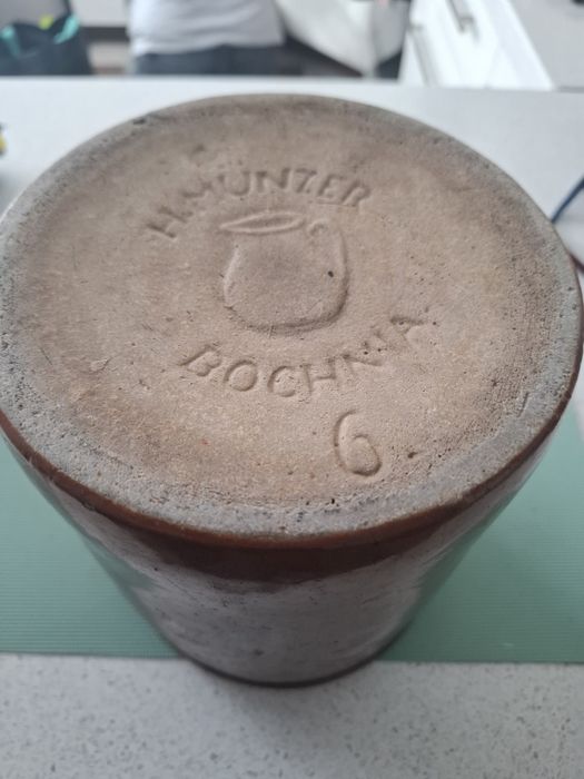 Garnek kamionkowy H. Munzer 6L – antyk, do kiszenia, dekoracja