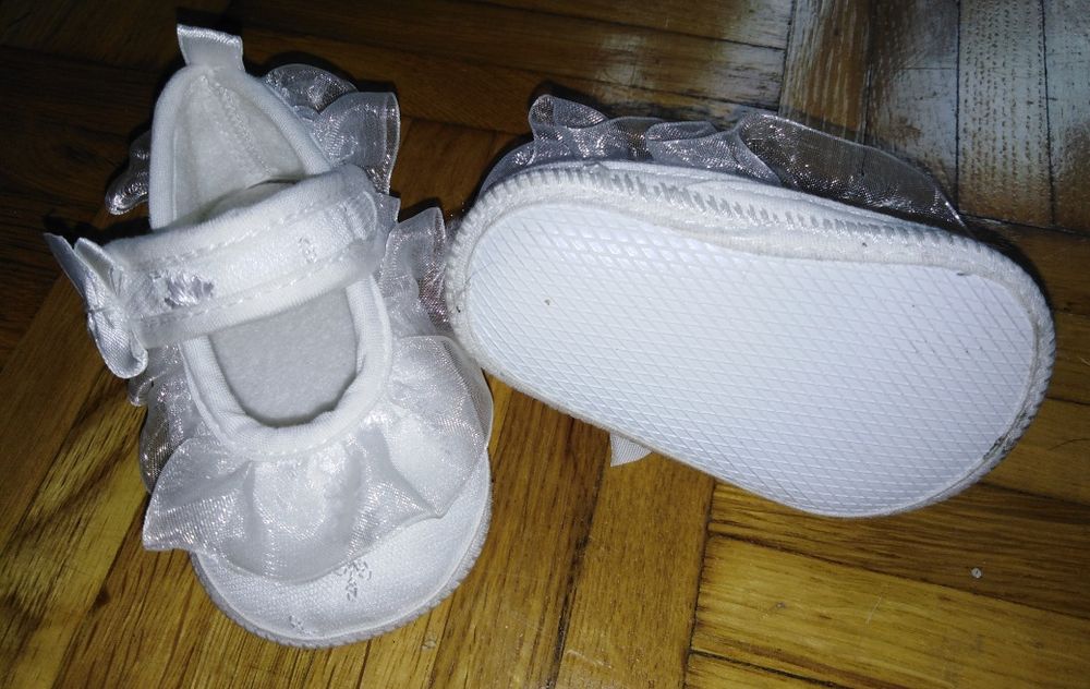 Buciki do chrztu LAFEL niechodki /k26.