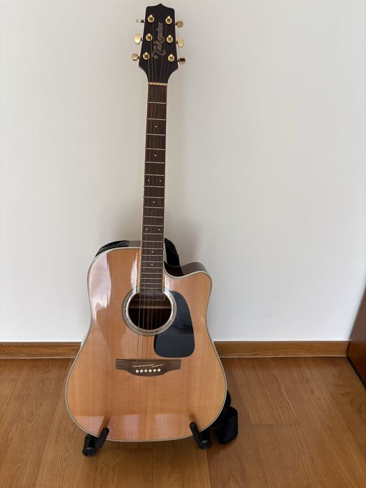 Guitarra electroacústica takamine ga5lce nat como nova+ acessórios