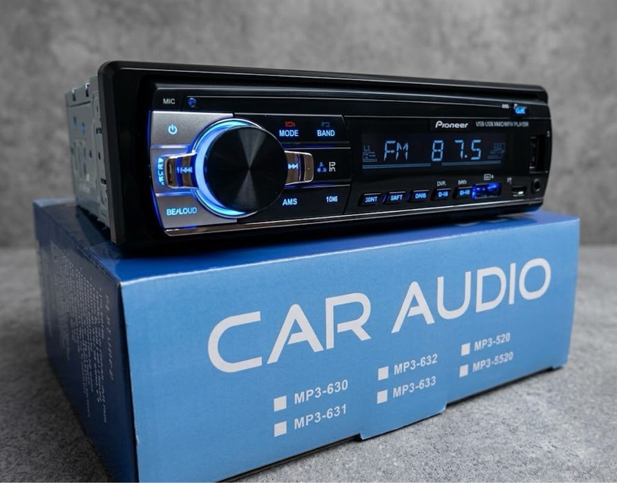 Автомагнітола Pioneer з Bluetooth 520B/Авто магнитола пионер/магнітола