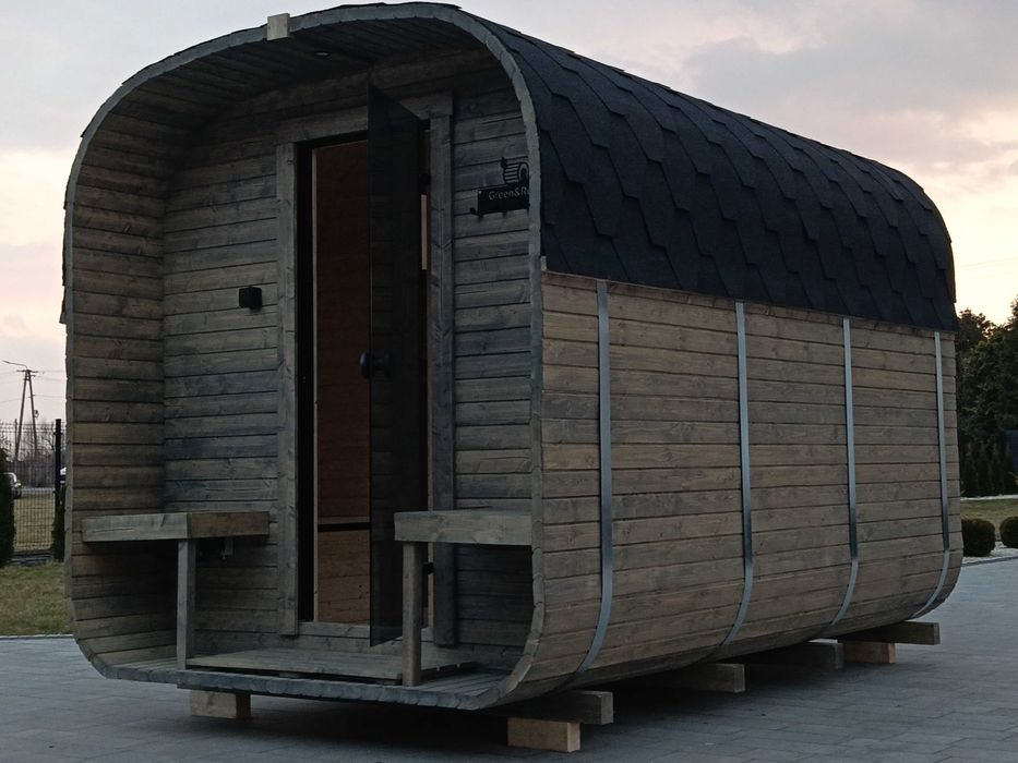 Sauna Quadro 3,4m Przedsionek Taras