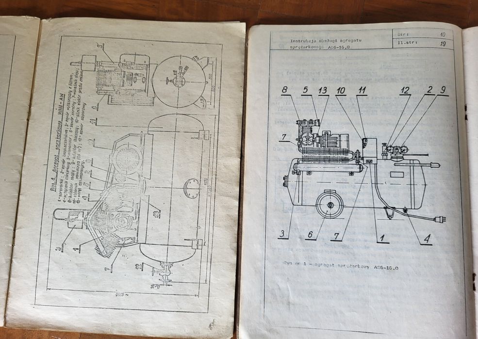 DTR i Instrukcja obsługi agregatów sprężarkowych