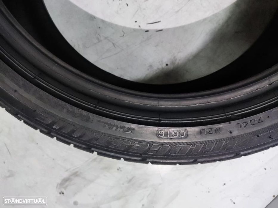 2 pneus semi novos 205-45r17 bridgestone rft - oferta dos portes