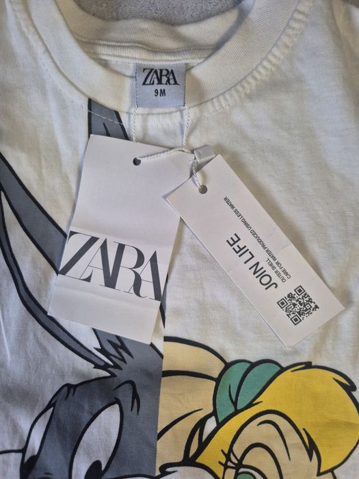 Komplet zestaw dziewczęcy dziecięcy 80 Zara