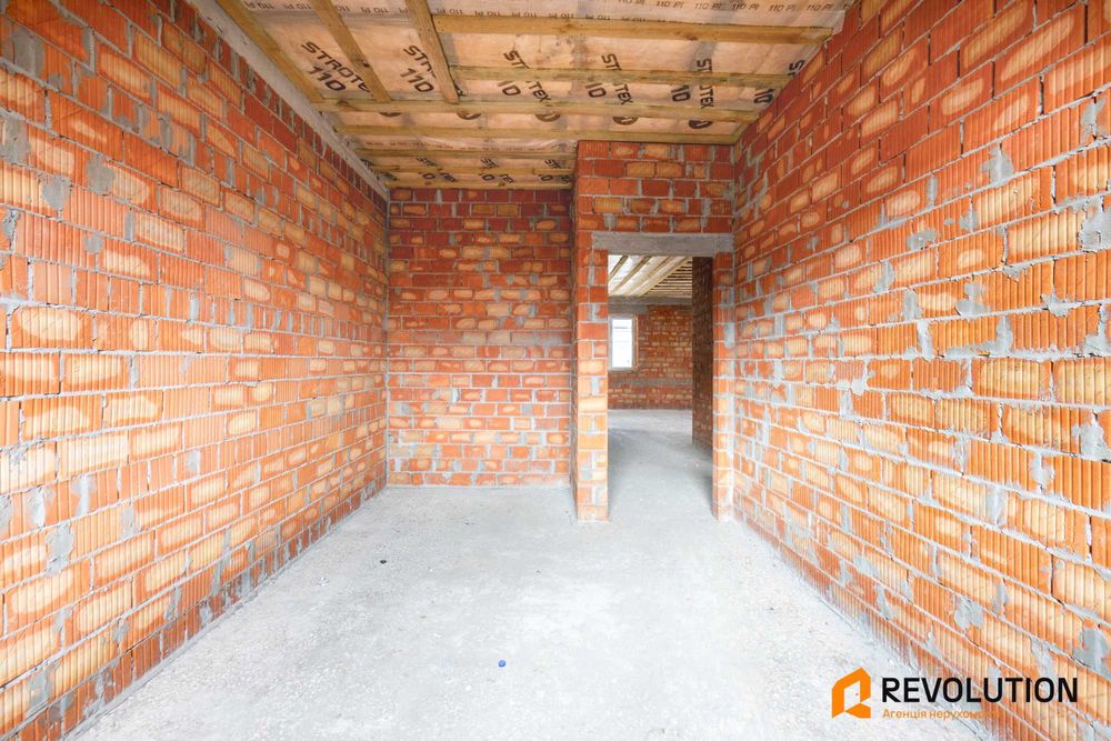 БЕЗ% Продаж сучасного одноповерхового будинку з великою терасою 150 метрів в невеличкому котеджному містечку в Американському стилі село Гнідин ГАЗ