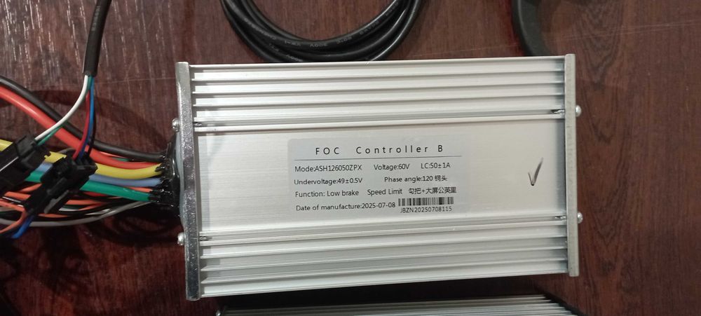 Комплект електроніки для повноприводного електросамоката 60в 50а