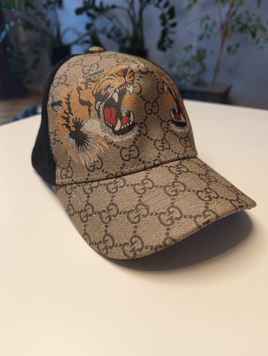 Czapka Gucci. Motyw Tygrysa.