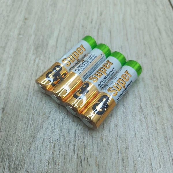 Батарейки GP super AAА LR03,AA LR06