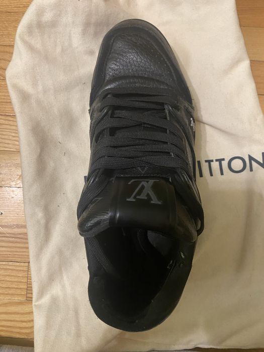 кроссовки луи витон trainer black