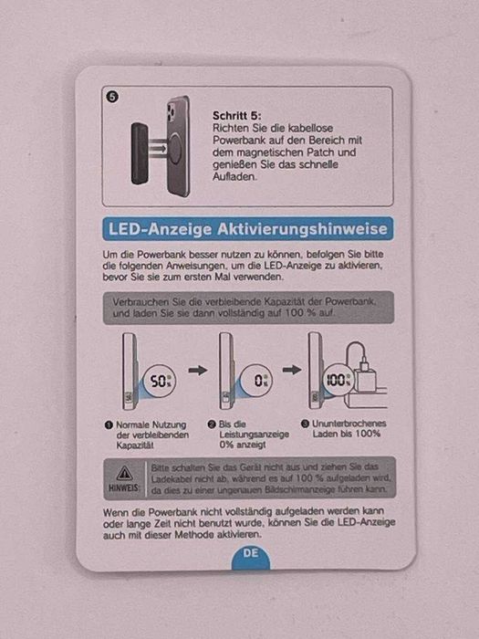 bezprzewodowego magnetycznego power banku 12000 mah 1300