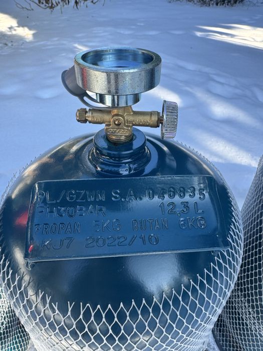 Балон 5,12,27л газовий є 81550л під обігрівач, плиту, конфоку Rudyy