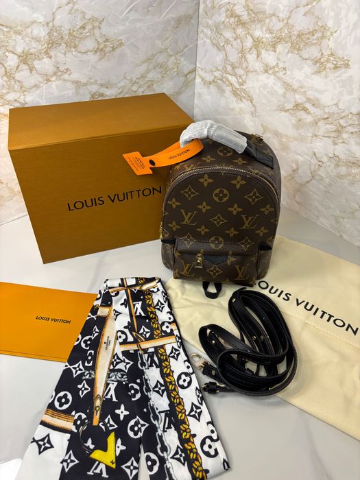 Nowy plecak Louis Vuitton Z workiem i pudełkiem Dior Gucci